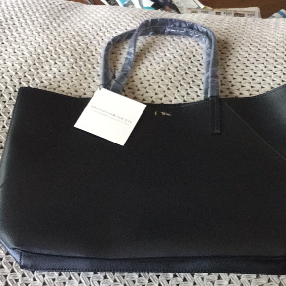 donna karan black tote